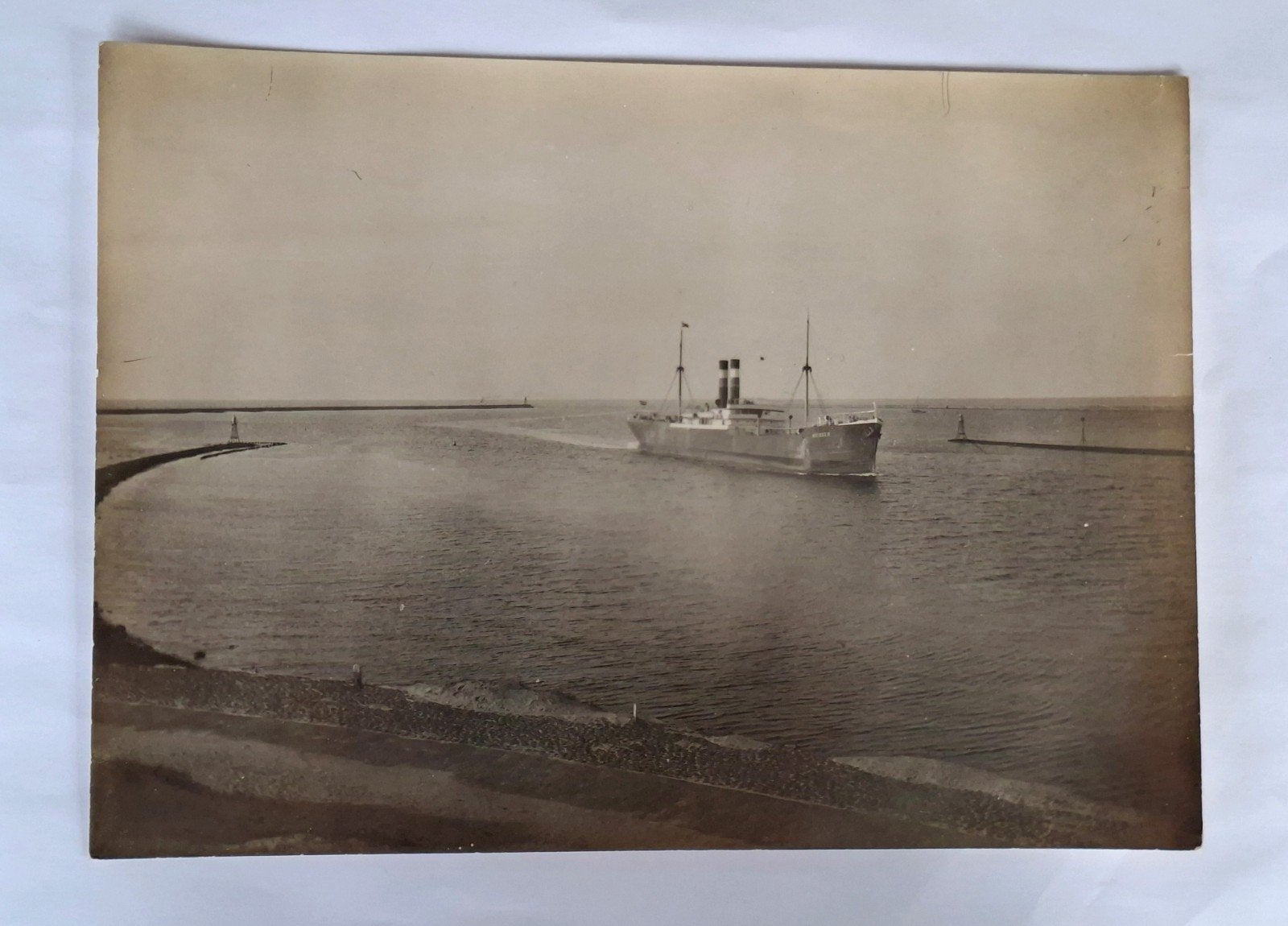 Foto- stoomschip- boot- haven- Malmberg- Den Bosch, Ophalen of Verzenden, Kaart, Foto of Prent