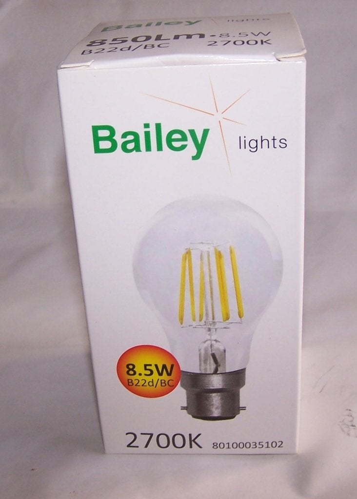 Bailey Led lamp GLS A60 8.5 W. Met bajonet aansluiting. Nw., Ophalen of Verzenden, Zo goed als nieuw, Overige fittingen, Led-lamp