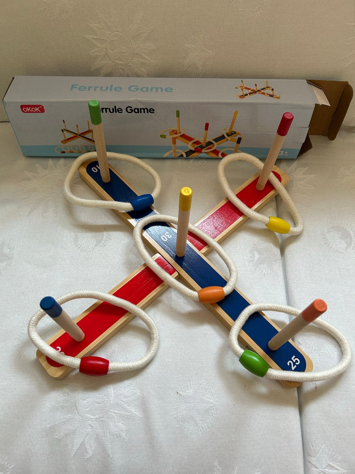 Ferrule Game Ringwerpspel Houten Buitenspel, Ophalen of Verzenden, Zo goed als nieuw