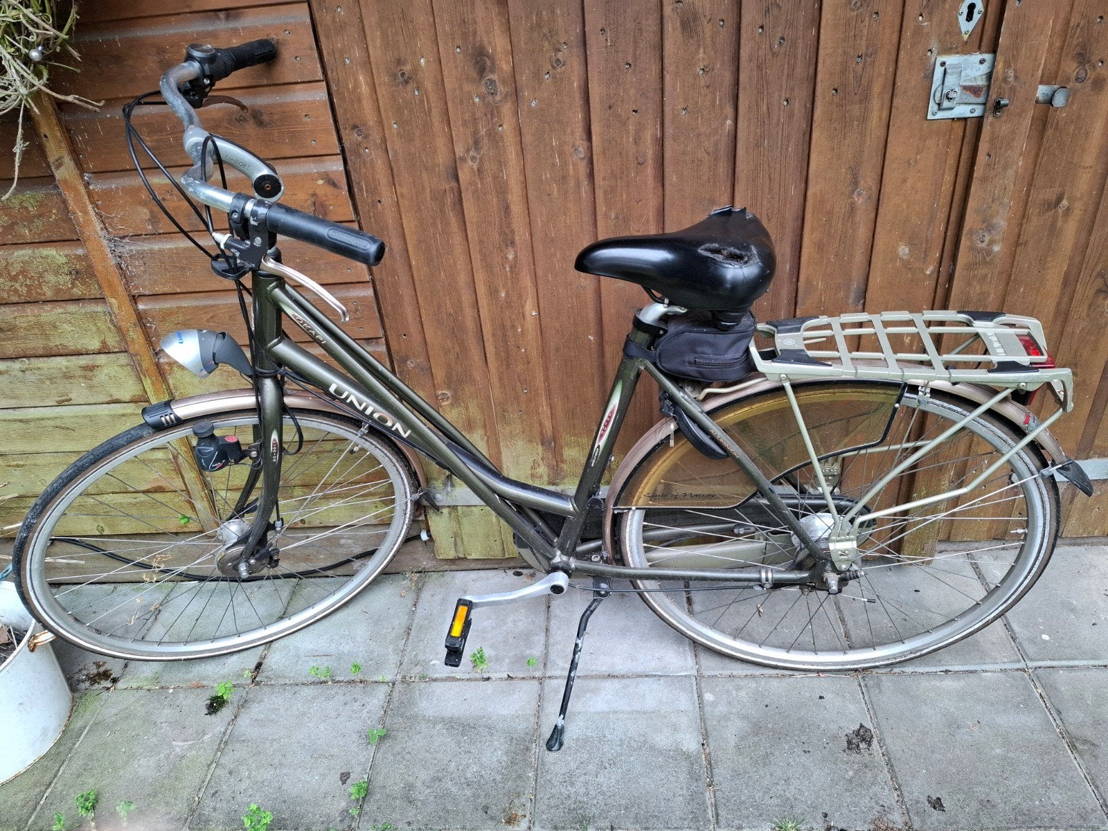 Union Hybride Damesfiets - 7 Versnellingen, Overige merken, Velgrem, Versnellingen, Ophalen of Verzenden