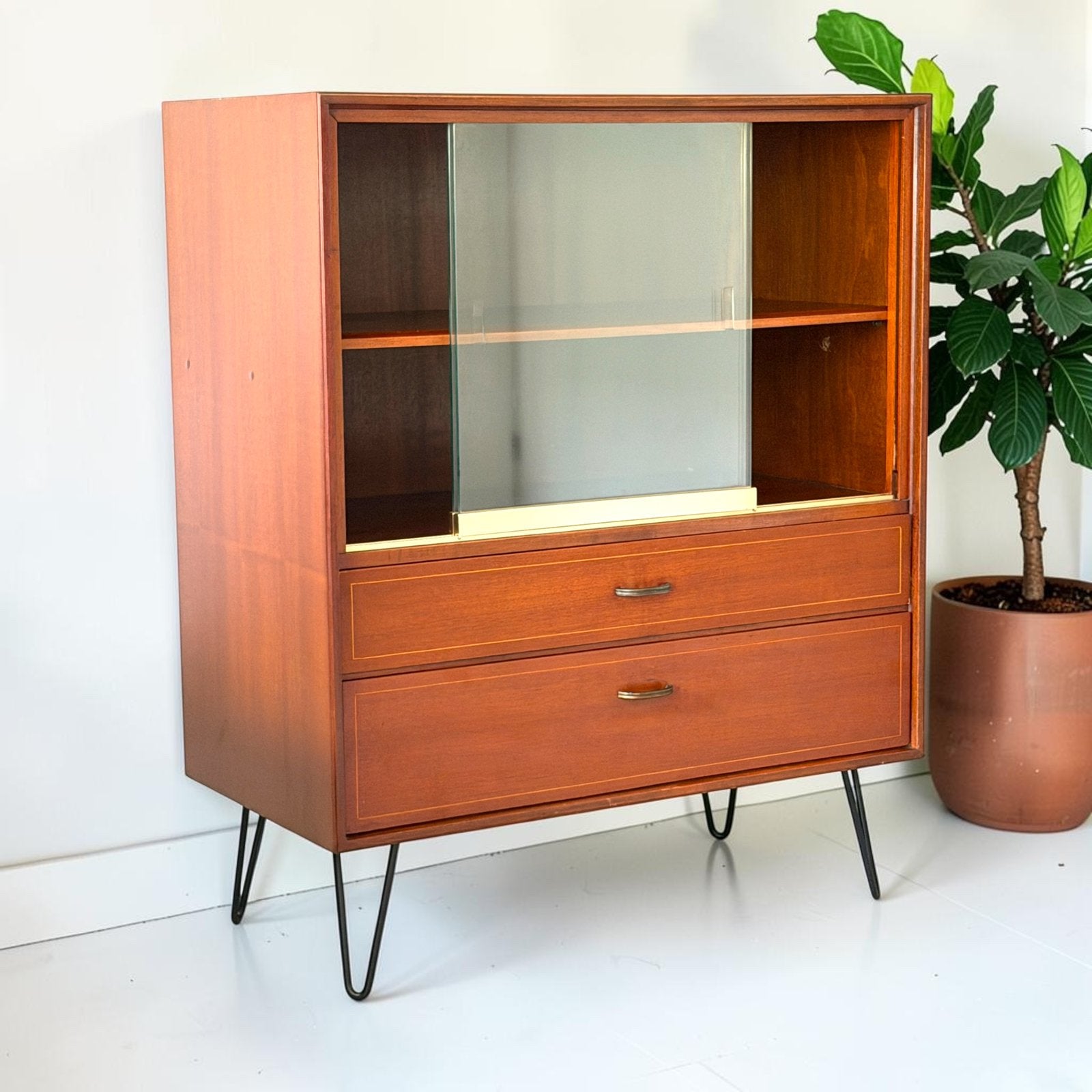 Vintage Formule Kempkes dressoir | wandkast | retro kast, Ophalen, Met deur(en), 50 tot 100 cm, Formule kempkes