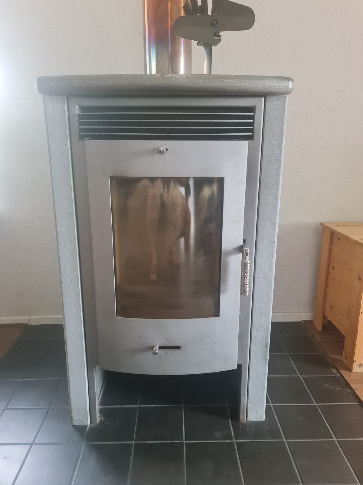 Hier te koop Hark 8kw houtkachel, Huis en Inrichting, Kachels, Ophalen, Hout, Houtkachel