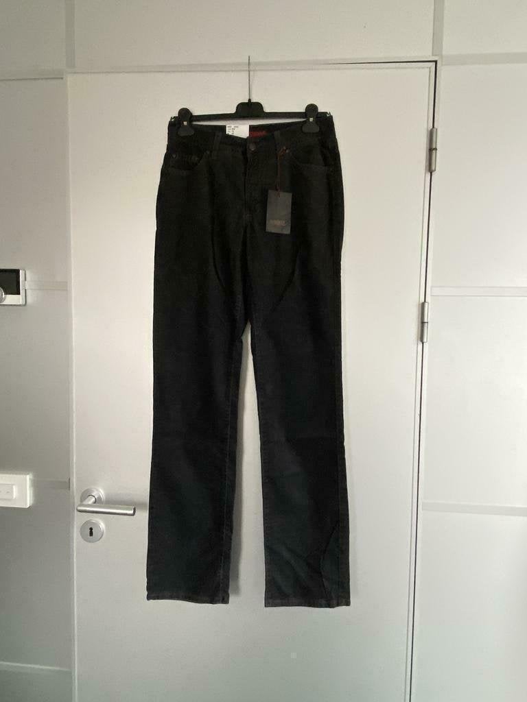 F1209 Nieuw: Angels: Dolly broek rib-fluweel maat S=36 grijs, Kleding | Dames, Nieuw, Ophalen of Verzenden, Angels, Maat 36 (S)