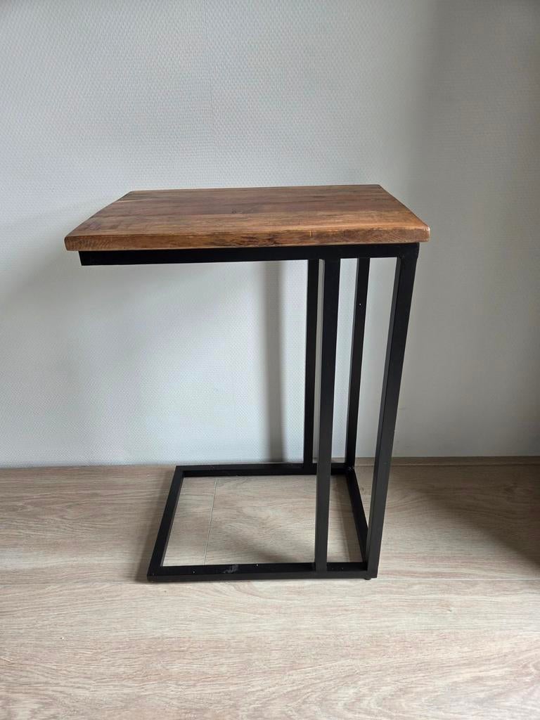Bijzettafel., Ophalen, Zo goed als nieuw, Rechthoekig, Minder dan 55 cm