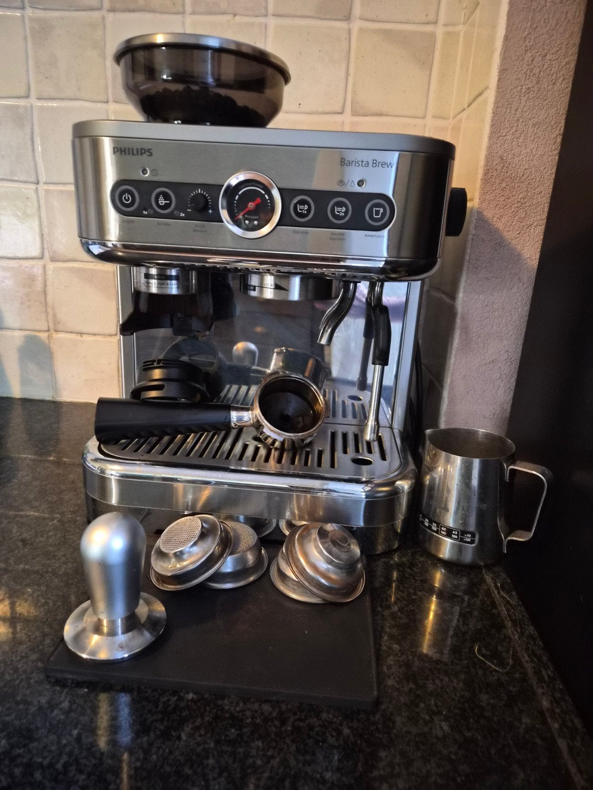 Philips Barista Brew PSA3228/01 - Semiautomatisch, Ophalen of Verzenden, Zo goed als nieuw
