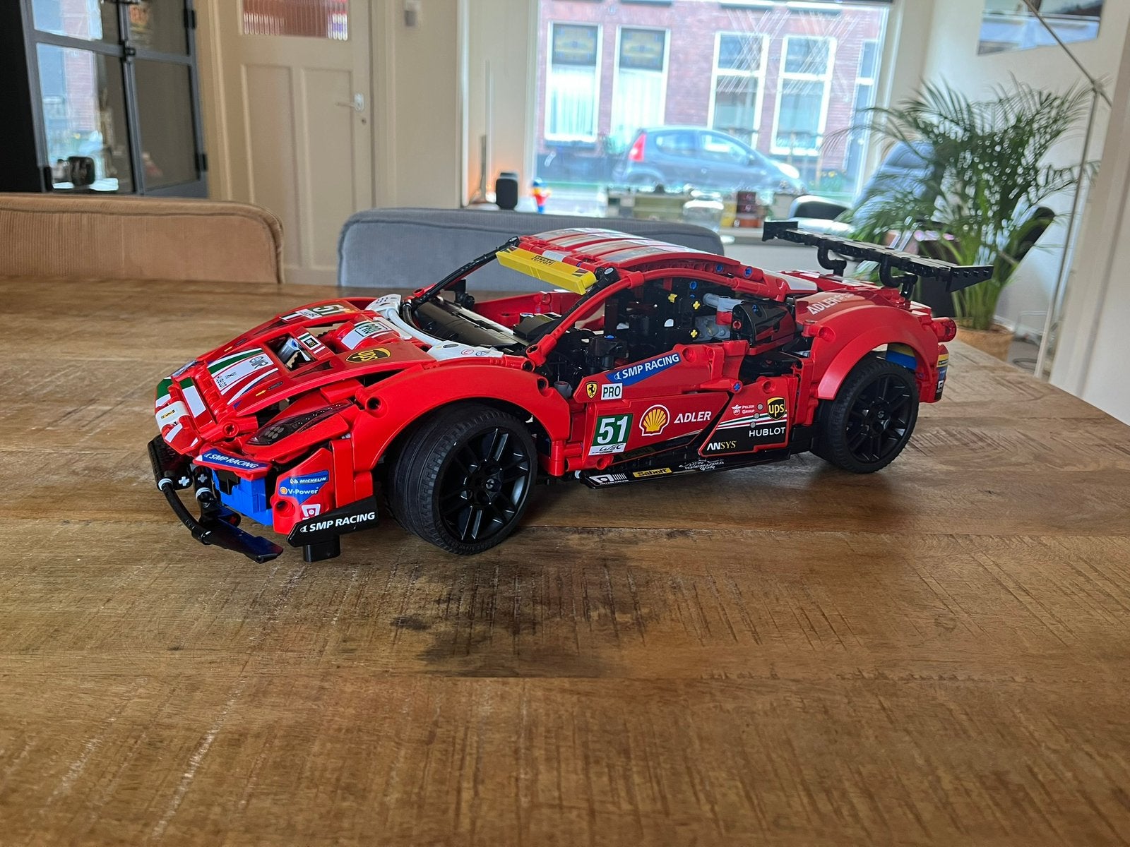 Lego 42125 Technic Ferrari 488 GTE AF Corse #51, Kinderen en Baby's, Inclusief instructies, Lego, Ophalen of Verzenden, Zo goed als nieuw