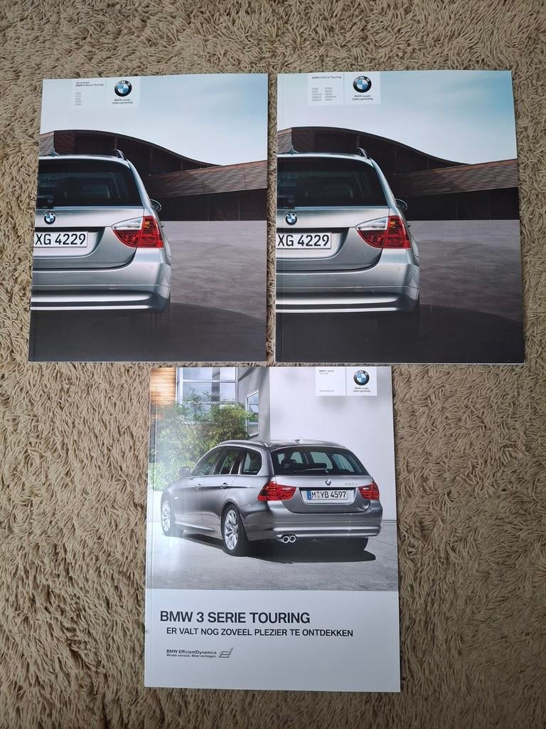 3x autofolder BMW 3 serie touring (E91), Boeken, Verzenden, BMW