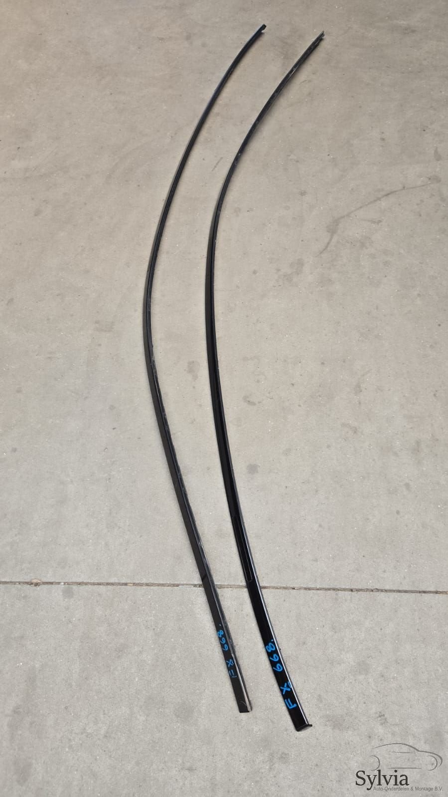 Dak lijsten set BMW 5 serie F10 Schwarz II 668 7207671 51137