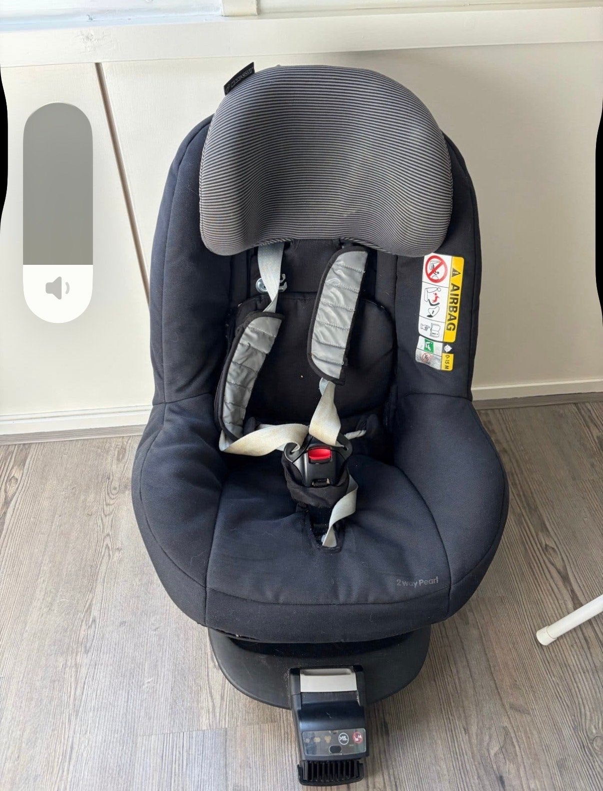 Maxi-Cosi 2wayPearl autostoel met 2wayFix base, Ophalen, Gebruikt, 0 t/m 18 kg, Verstelbare rugleuning