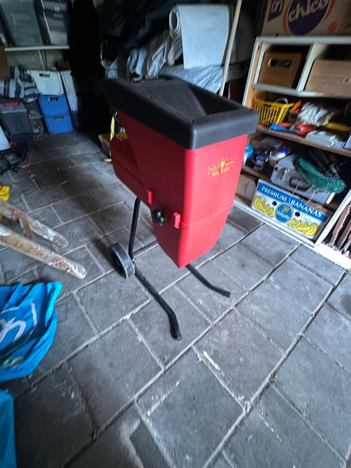 Stille Fluisterhakselaar 230V - Krachtig en Geluidsarm, Ophalen, Gebruikt, Elektrisch, Met opvangzak