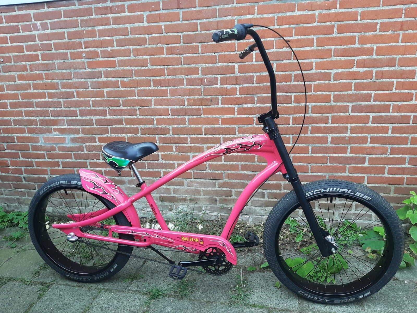Electra Rat Fink Custom Pink Fink  unieke bike, Fietsen en Brommers, Ophalen, Terugtraprem, Aluminium, Dames