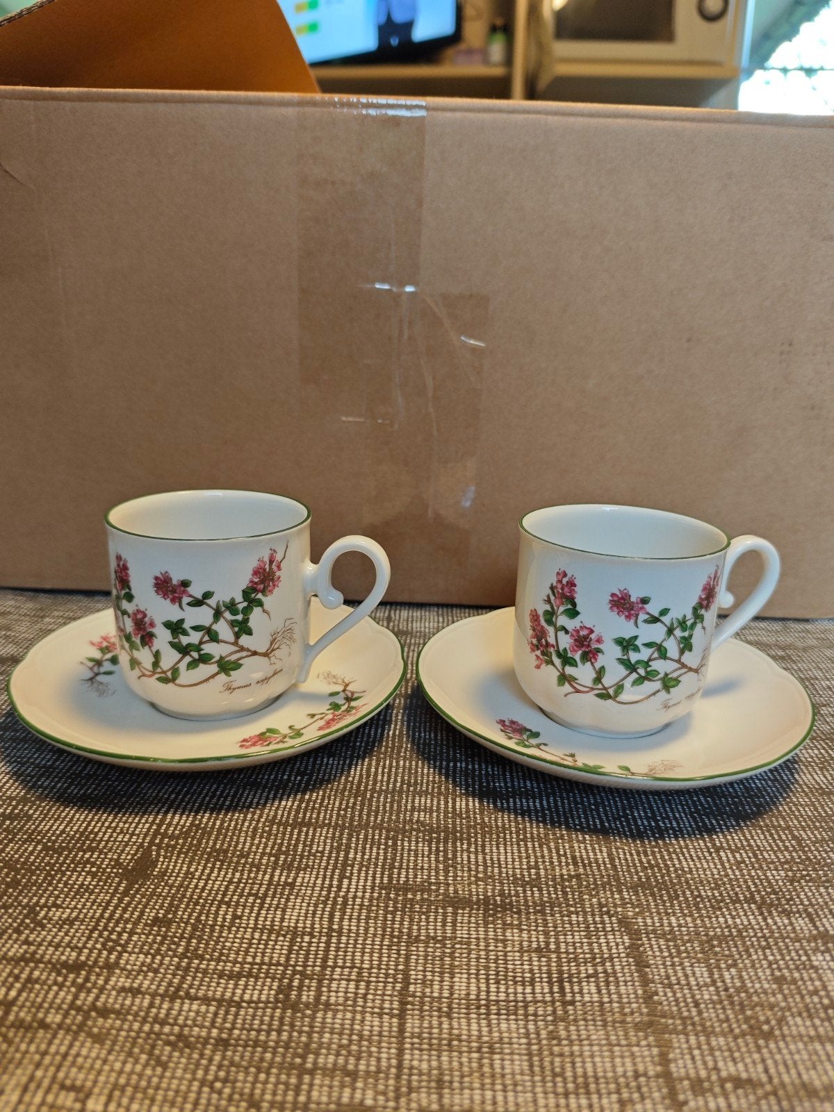 Set van 2 vintage kop en schotels Seltmann Weiden Bavaria, Ophalen of Verzenden