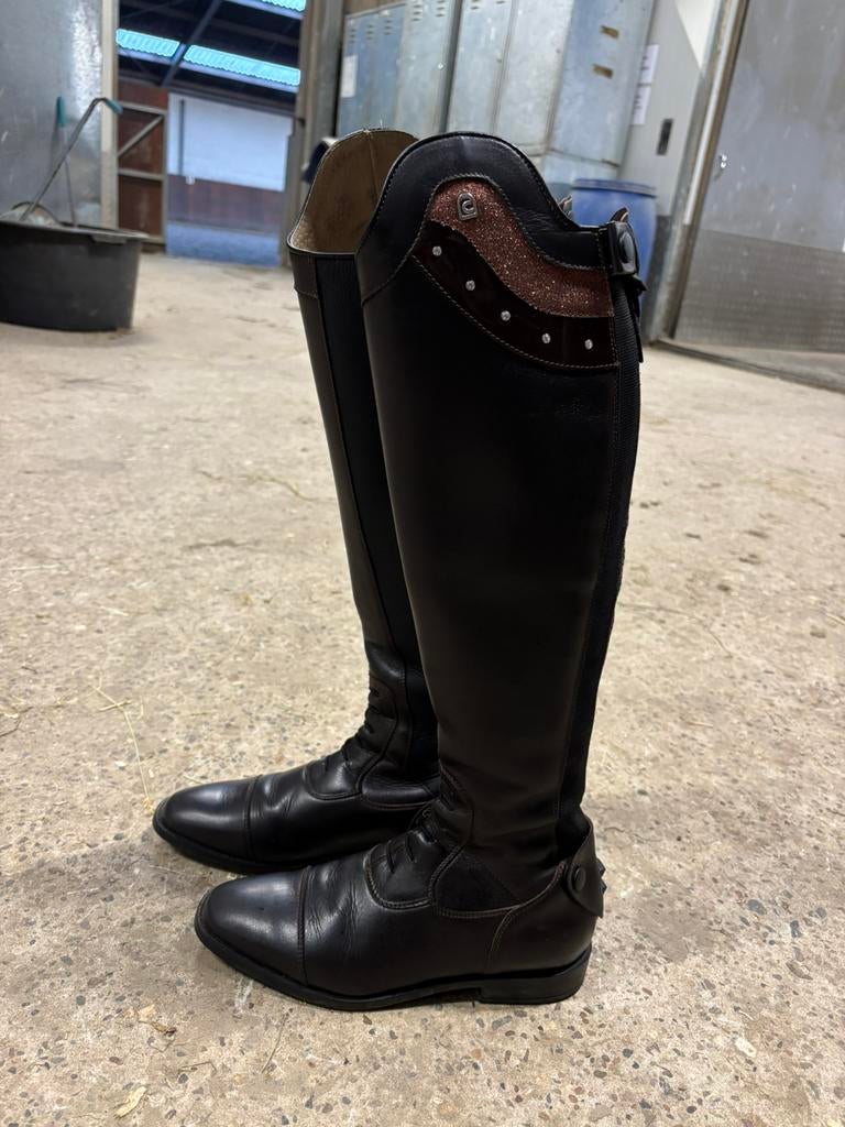 Cavallo rijlaarzen bruin maat 38,5/39, Dieren en Toebehoren, Ophalen of Verzenden, Zo goed als nieuw, Dressuur, Schoeisel