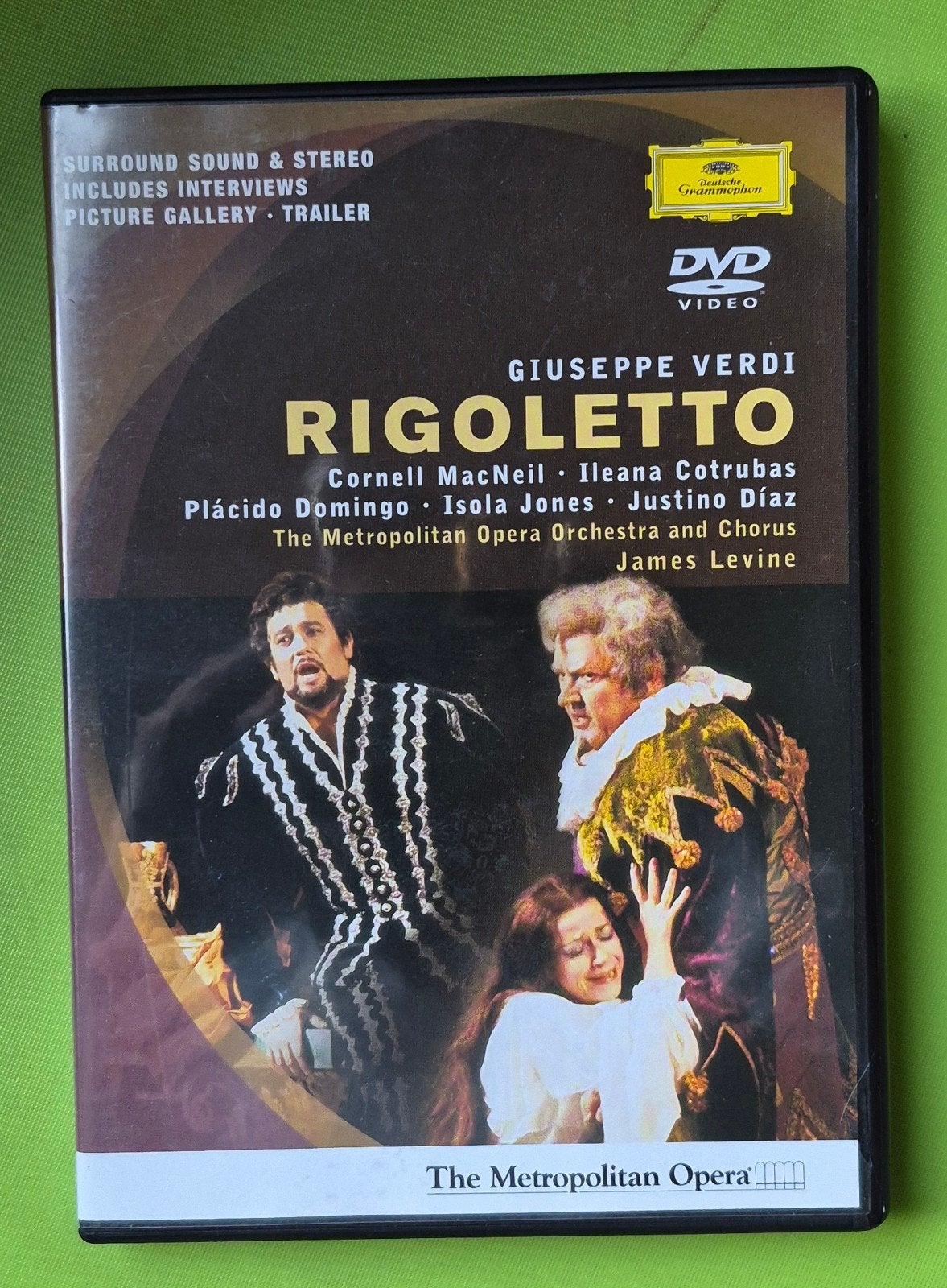 Giuseppe Verdi - Rigoletto DVD - The Metropolitan Opera, Cd's en Dvd's, Dvd's | Overige Dvd's, Alle leeftijden, Ophalen of Verzenden