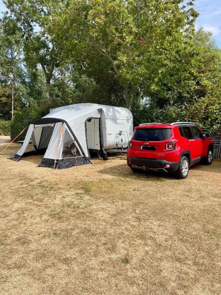 Voortent Starcamp Quick 'n Easy Air 385 Opblaasbare voortent, Ophalen, Zo goed als nieuw, Polyester, Starcamp