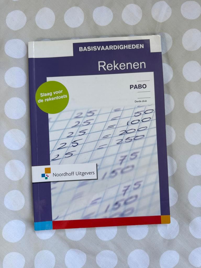 Basisvaardigheden rekenen voor de Pabo, Ophalen of Verzenden, Alpha, Zo goed als nieuw, HBO