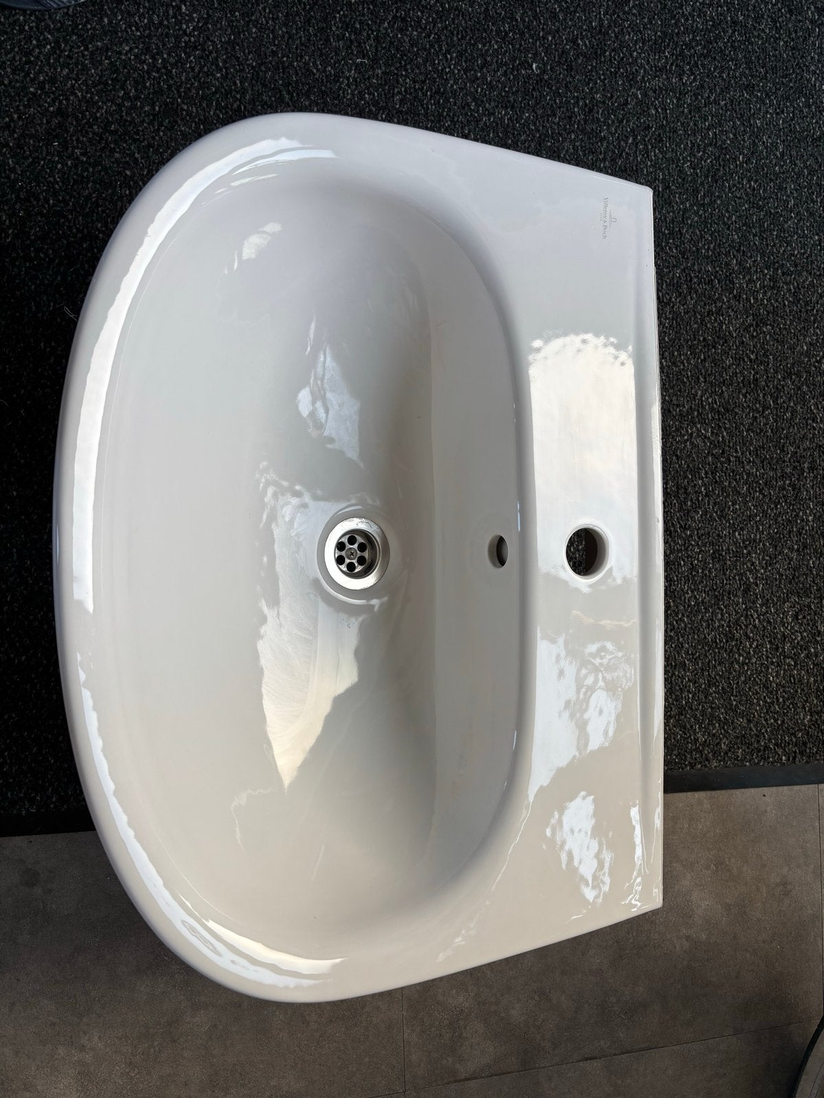 Villeroy & Boch wastafel met sifon - Zo goed als nieuw, Ophalen of Verzenden, Nieuw, Chroom, Wastafel