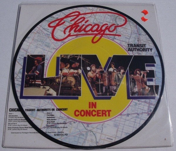 Chicago – Transit Authority LIVE In Concert Picture LP Nieuw, Ophalen of Verzenden, Nieuw in verpakking, 12 inch, Poprock