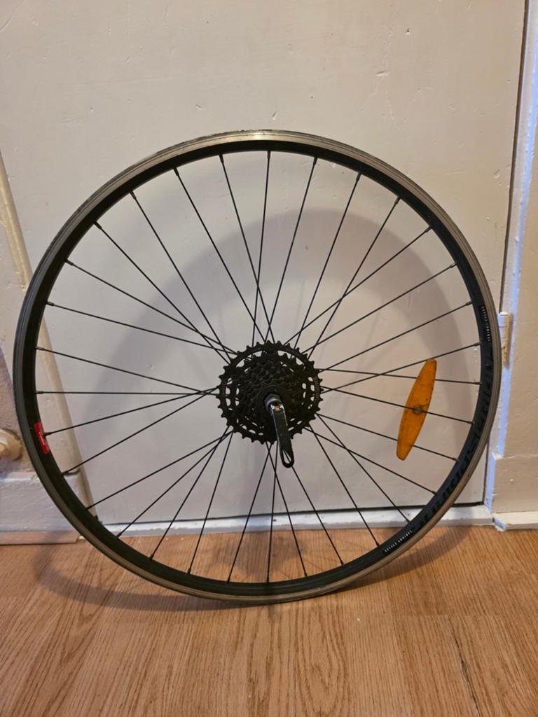 Achterwiel 7 gears 27,5 inch, Ophalen