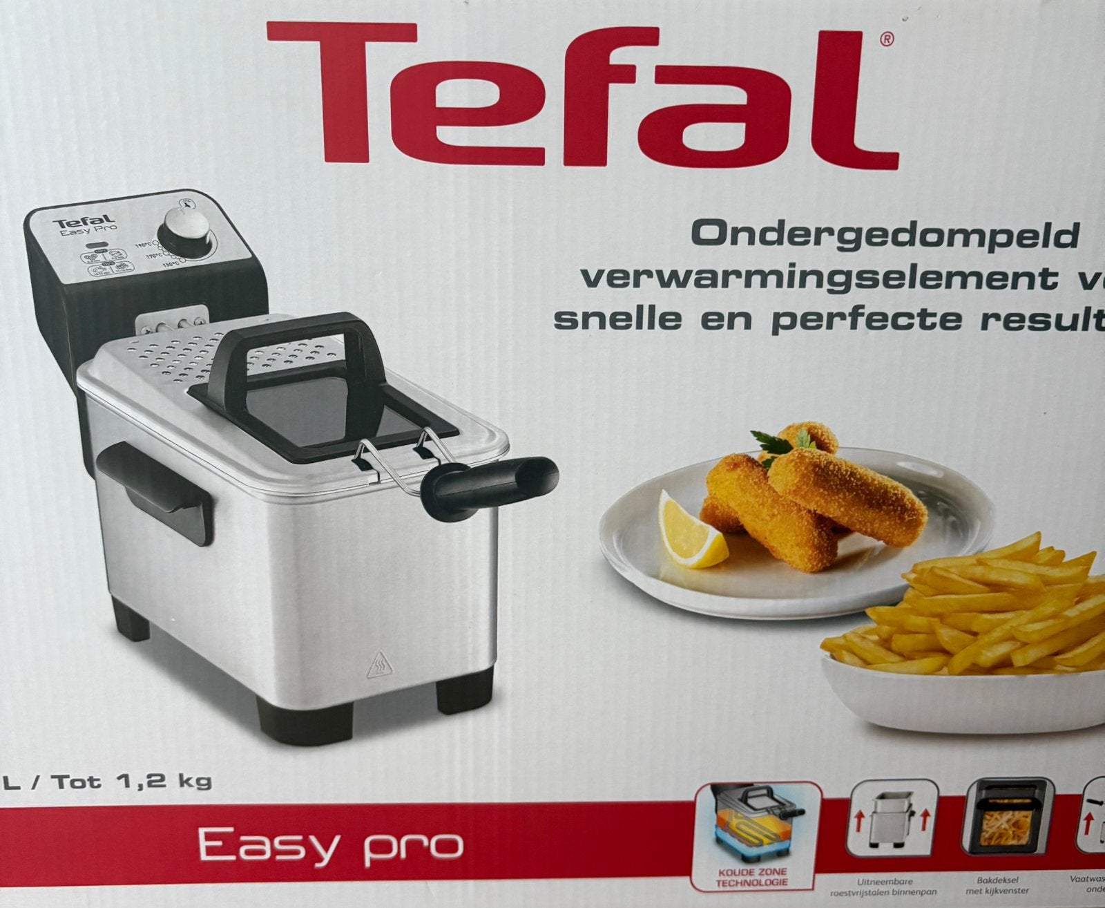 Tefal friteuse easy pro, Witgoed en Apparatuur, Frituurpannen, Ophalen of Verzenden, Nieuw