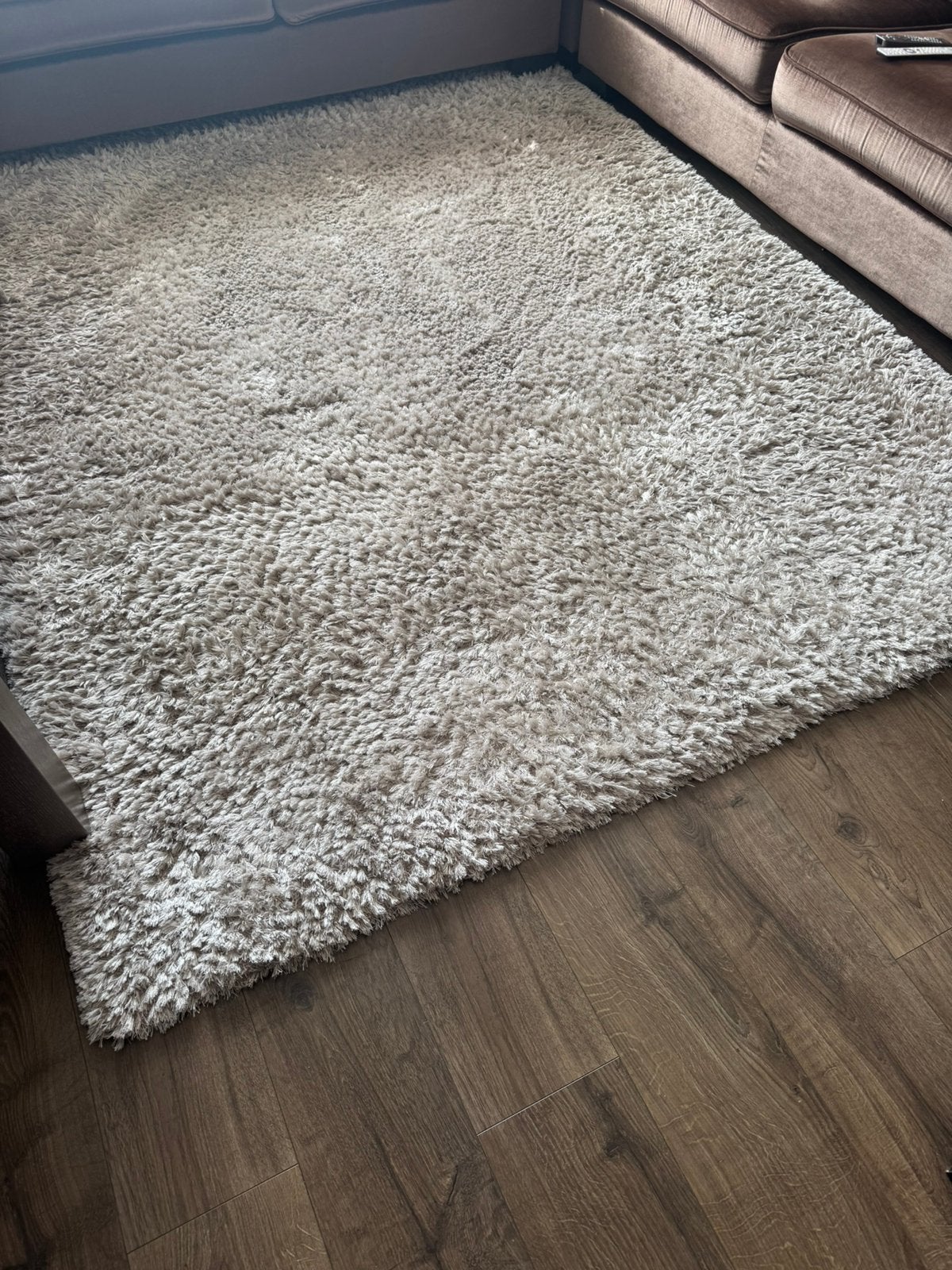 Driehoek meubelen vloerkleed maat 200/290 champagne kleur, Ophalen, Gebruikt, Rechthoekig, 200 cm of meer