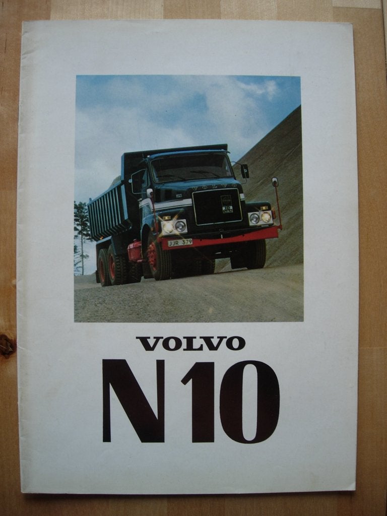 Volvo N10 Brochure 1977 - Neus Torpedo, Volvo, Zo goed als nieuw, Volvo, Ophalen of Verzenden