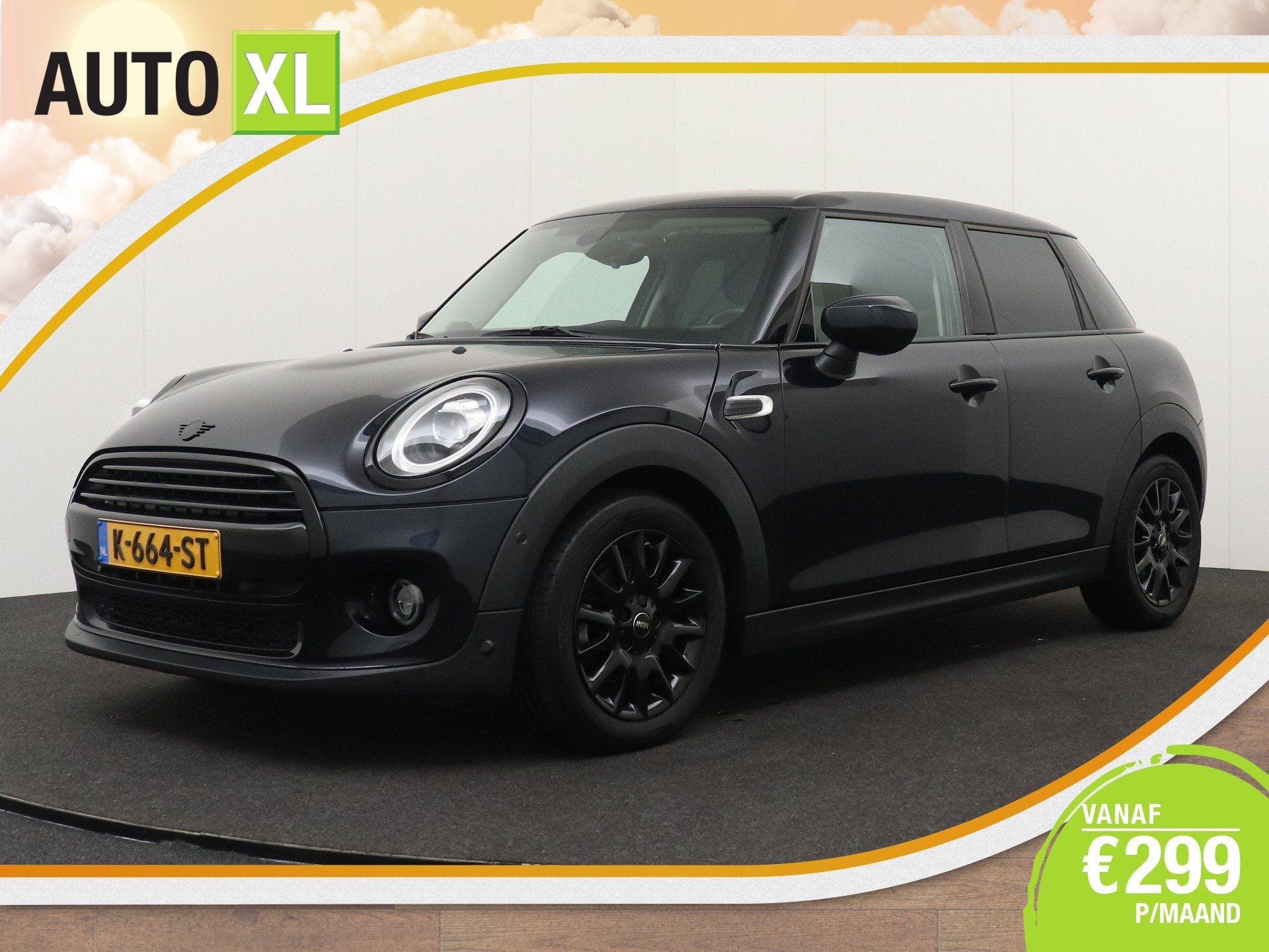 MINI 5-deurs 1.5 136 PK Aut. Cooper Business+ Harman/Kardon, Auto's, Mini, Dealer onderhouden, 136 pk, Gebruikt, Blauw