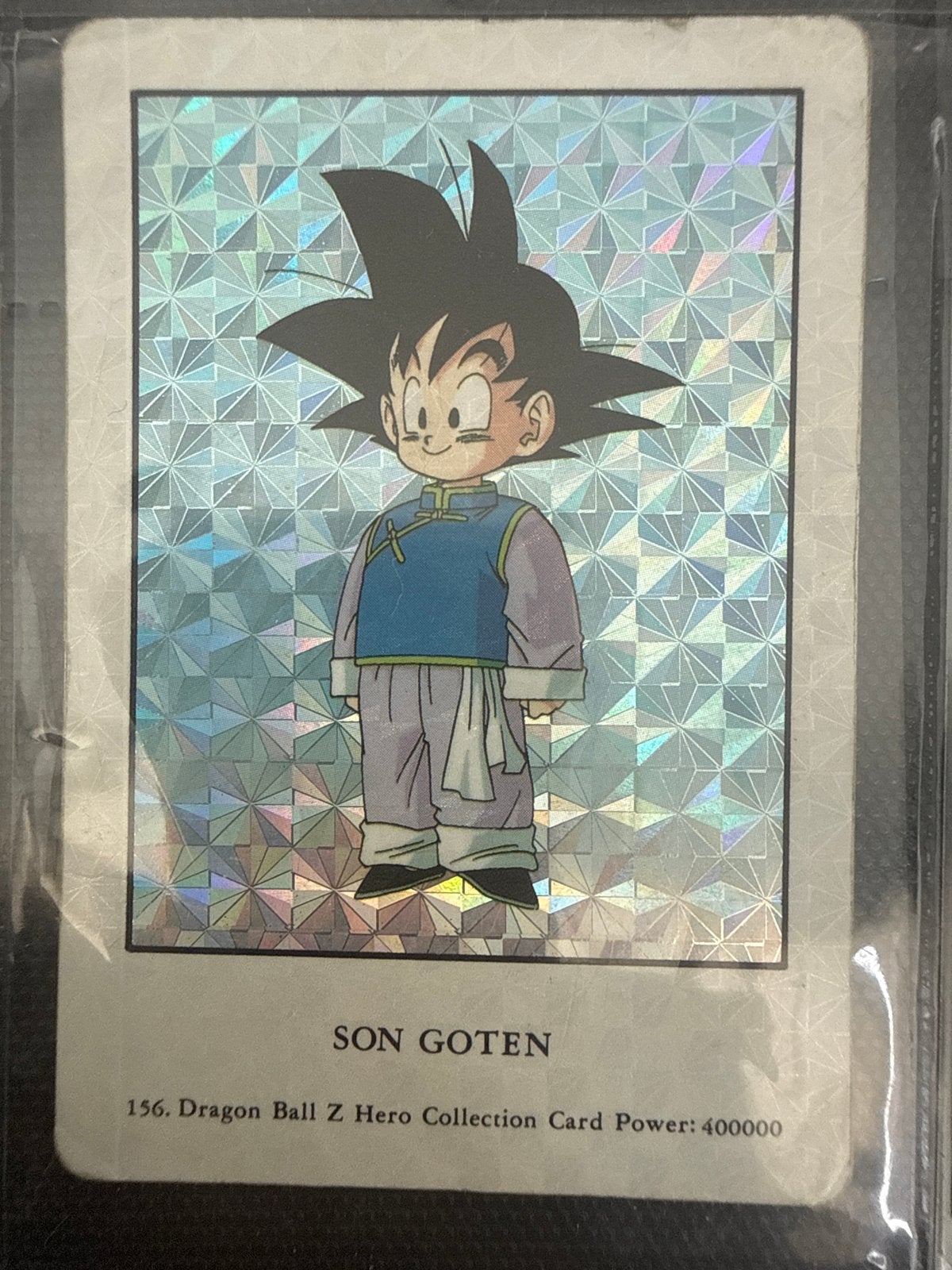 Dragon Ball Z Hero Collection Kaart - Son Goten Foil, Ophalen of Verzenden, Zo goed als nieuw, Losse kaart, Foil