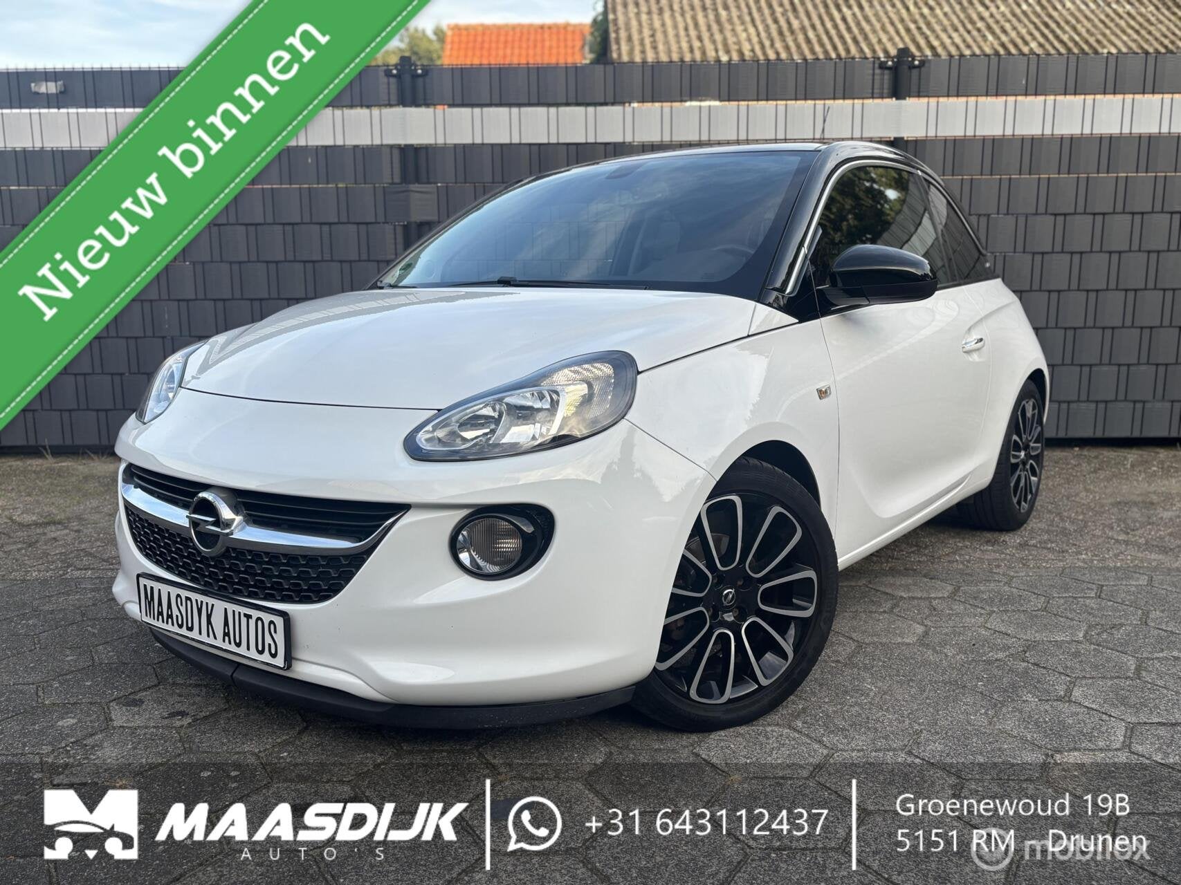 Opel Adam 1.4 PANO CARPLAY PDC STOEL-STUURVERWARMING AIRCO, Voorwielaandrijving, ADAM, Gebruikt, Zwart