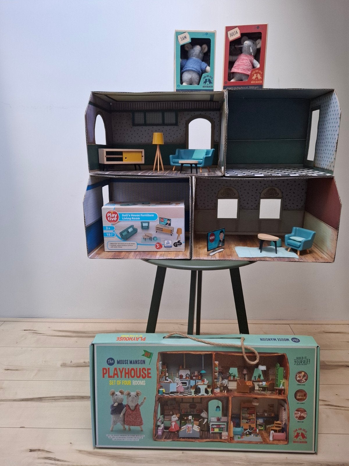 Kartonnen muizenhuis Sam en Julia, Kinderen en Baby's, Ophalen of Verzenden, Nieuw