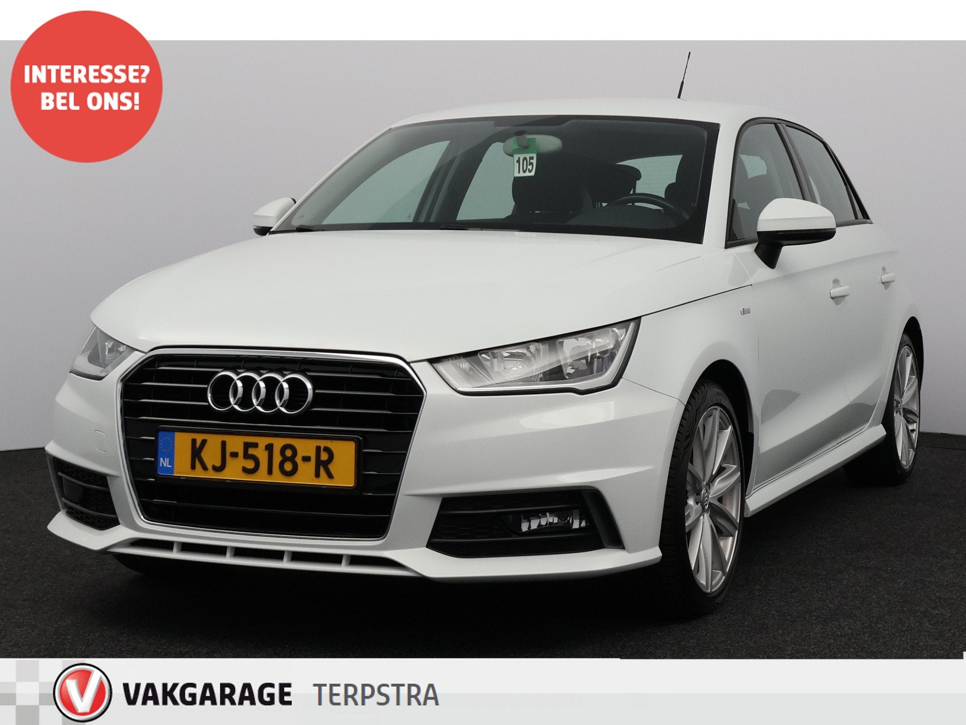Audi A1 Sportback 1.0 TFSI S-Line/ Trekhaak/ 17''LMV/ Airco/, Auto's, Voorwielaandrijving, Stof, 4 stoelen, Origineel Nederlands
