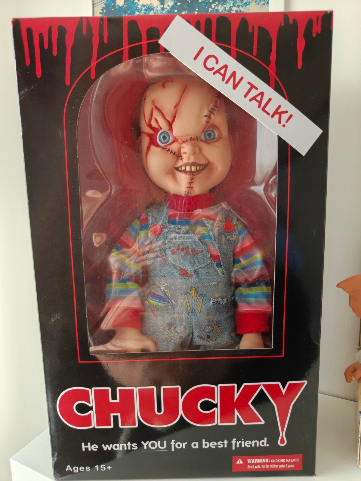 Sprekende chucky pop uit Childs play, Verzamelen, Poppen, Ophalen, Nieuw, Pop