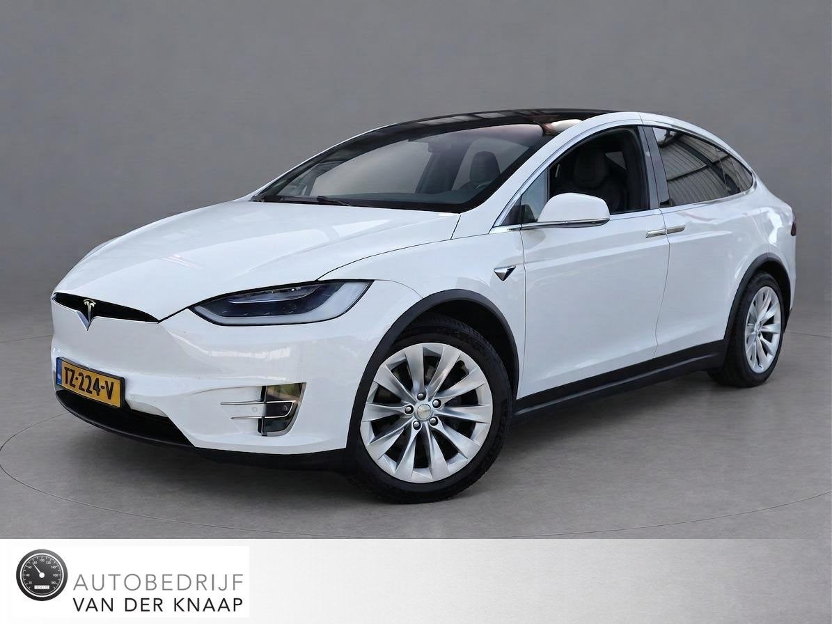 Tesla Model X 100D | Leder | Adapt. Cruise | Elek. Stoelen |, Auto's, Model X, Gebruikt, 100 kWh, 2433 kg