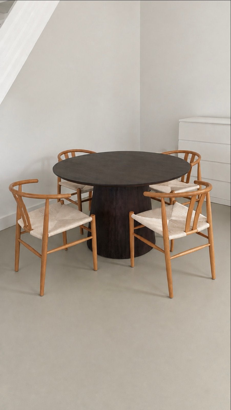 Wishbone stoelen / eetkamerstoelen, Huis en Inrichting, Ophalen, Overige kleuren, Zo goed als nieuw, Vier