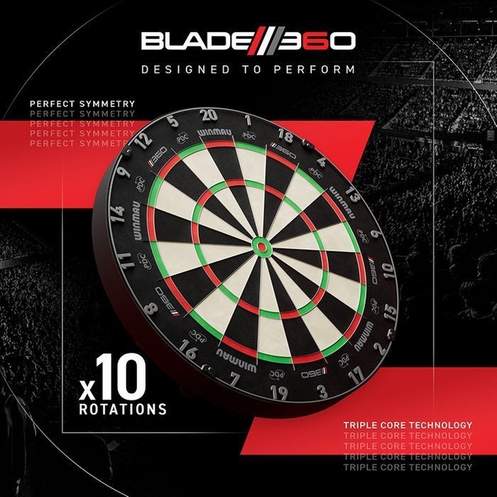 Winmau Blade 360 triple Core Technology, Ophalen of Verzenden, Nieuw, Dartbord