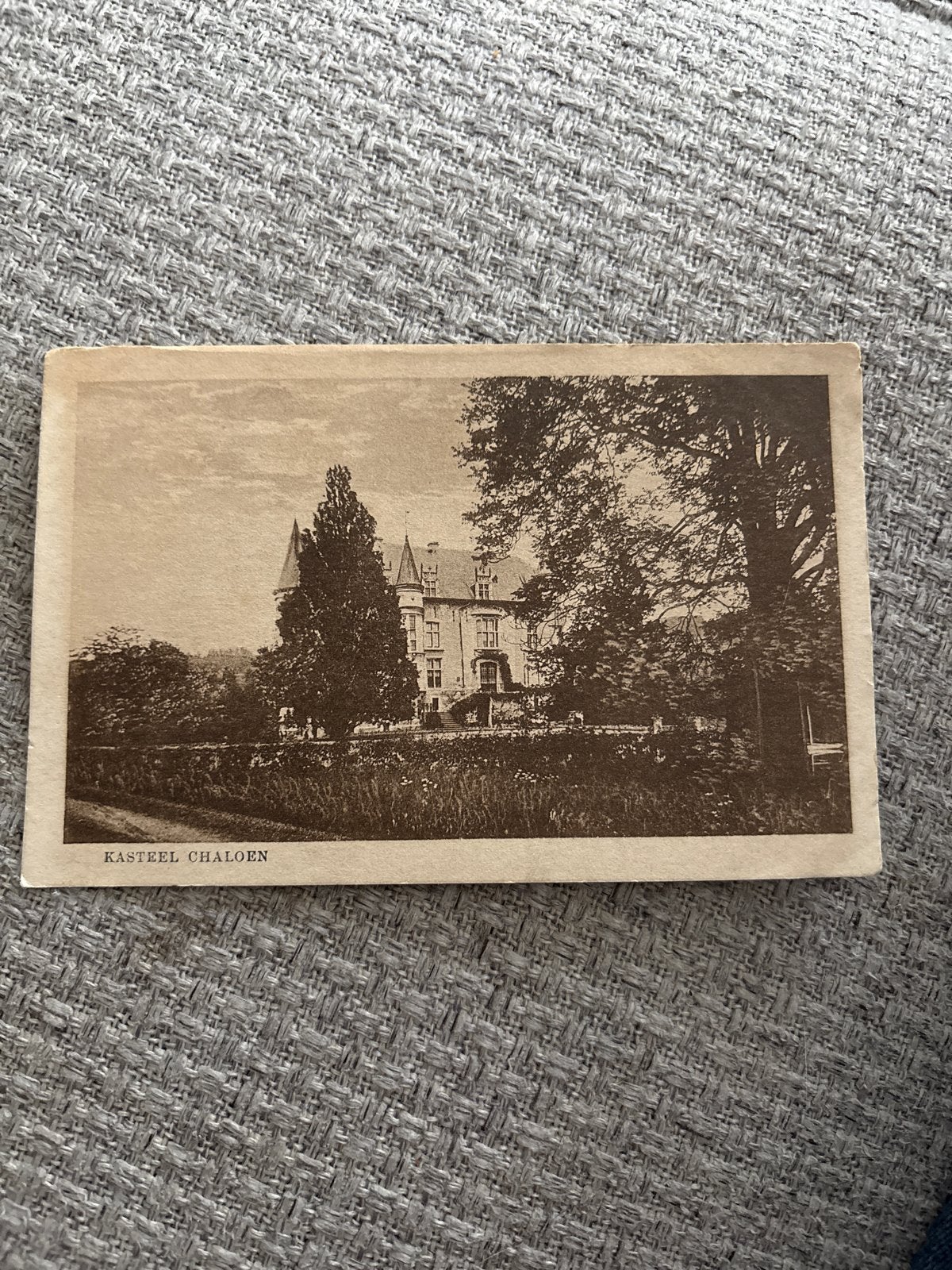 Oude Ansichtkaart Kasteel Chaloen Valkenburg, Verzamelen, Ansichtkaarten | Nederland, Ophalen of Verzenden, Voor 1920, Ongelopen