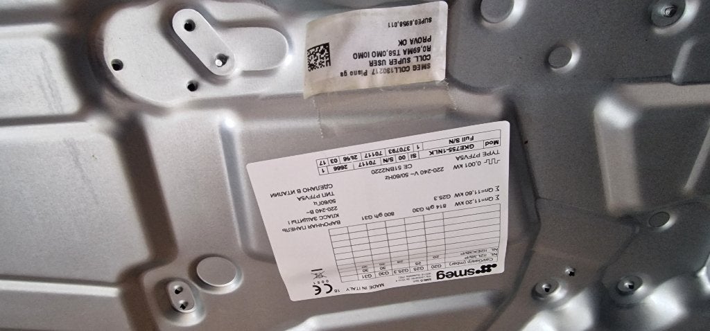 Smeg Gasfornuis - 5 Kookzones type GKE755-1NLK, Witgoed en Apparatuur, Kookplaten, Ophalen, Gebruikt, Inbouw, Gas