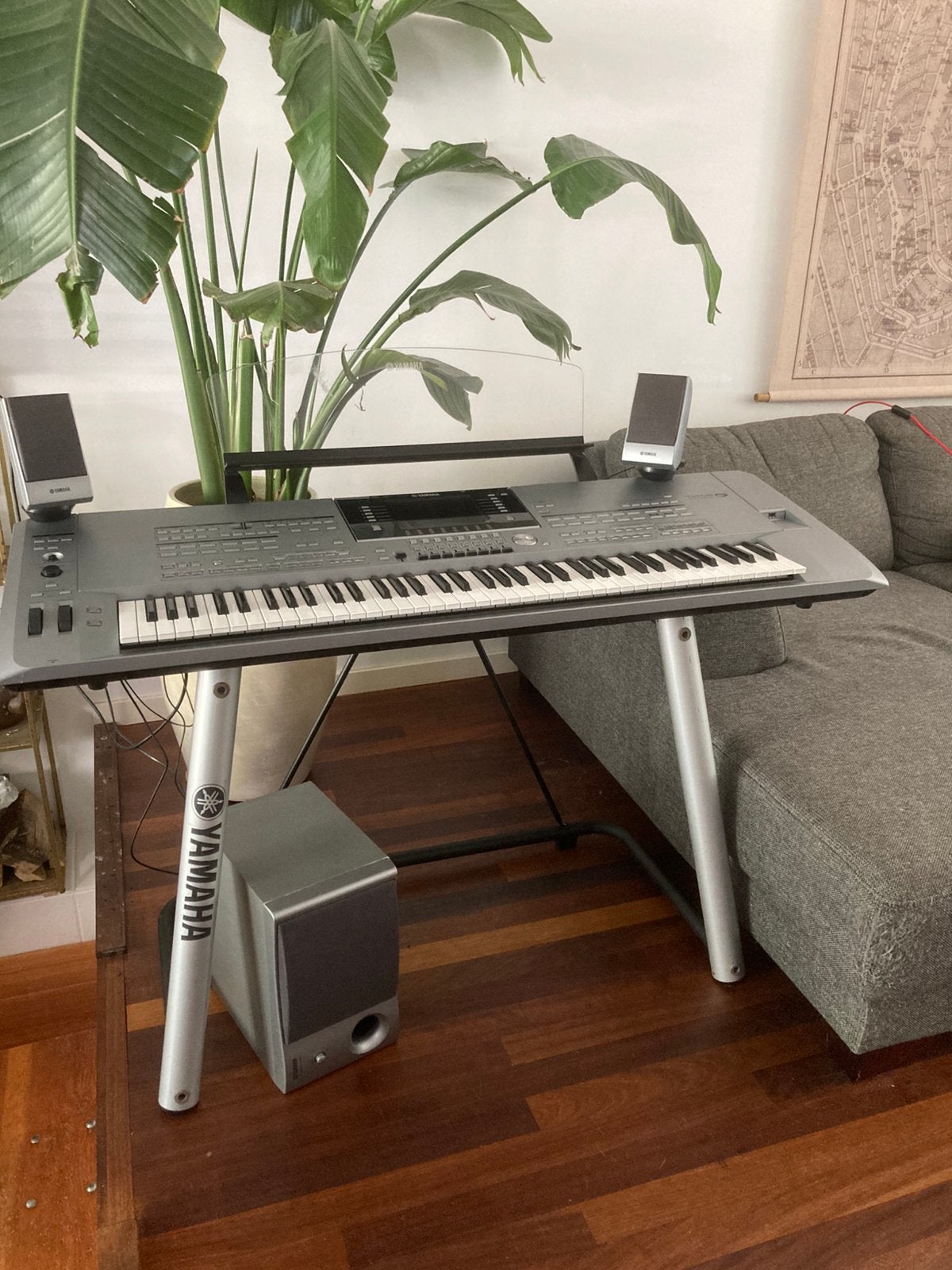 Yamaha Tyros 5 XXL compleet (76 keys), Ophalen, Gebruikt, Yamaha, Aanslaggevoelig