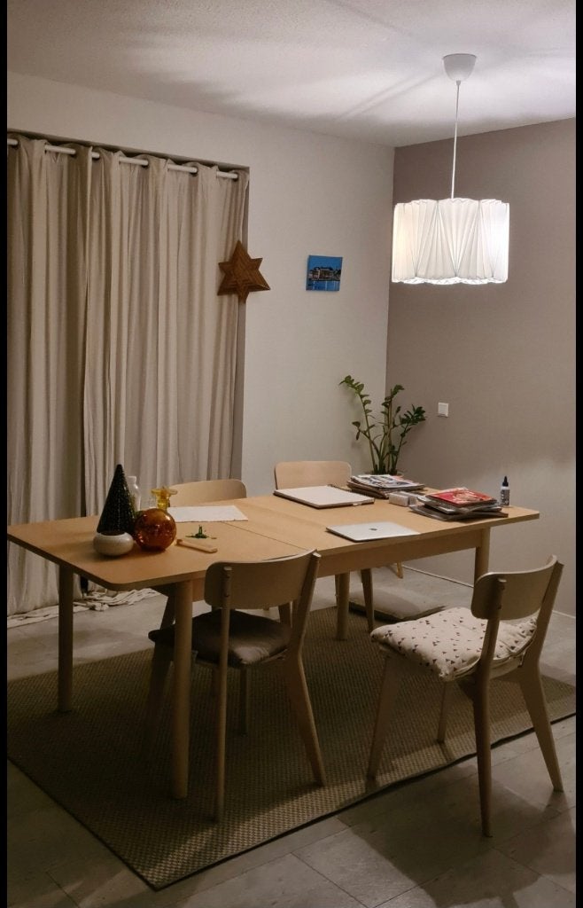 Flatwoven rug grey beige IKEA Morum indoor outdoor tapijt, Ophalen, Gebruikt, Overige materialen, Scandinavisch