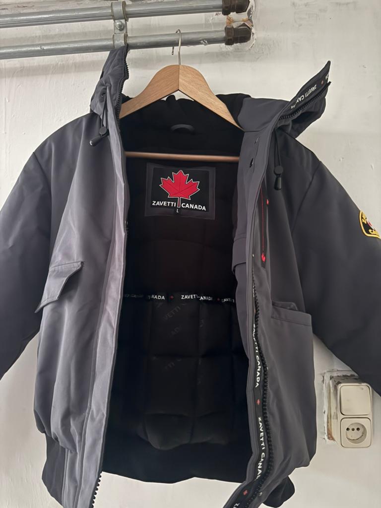 Zavetti Canada jas, Kleding | Heren, Jassen | Winter, Verzenden, Zo goed als nieuw, Maat 52/54 (L), Grijs