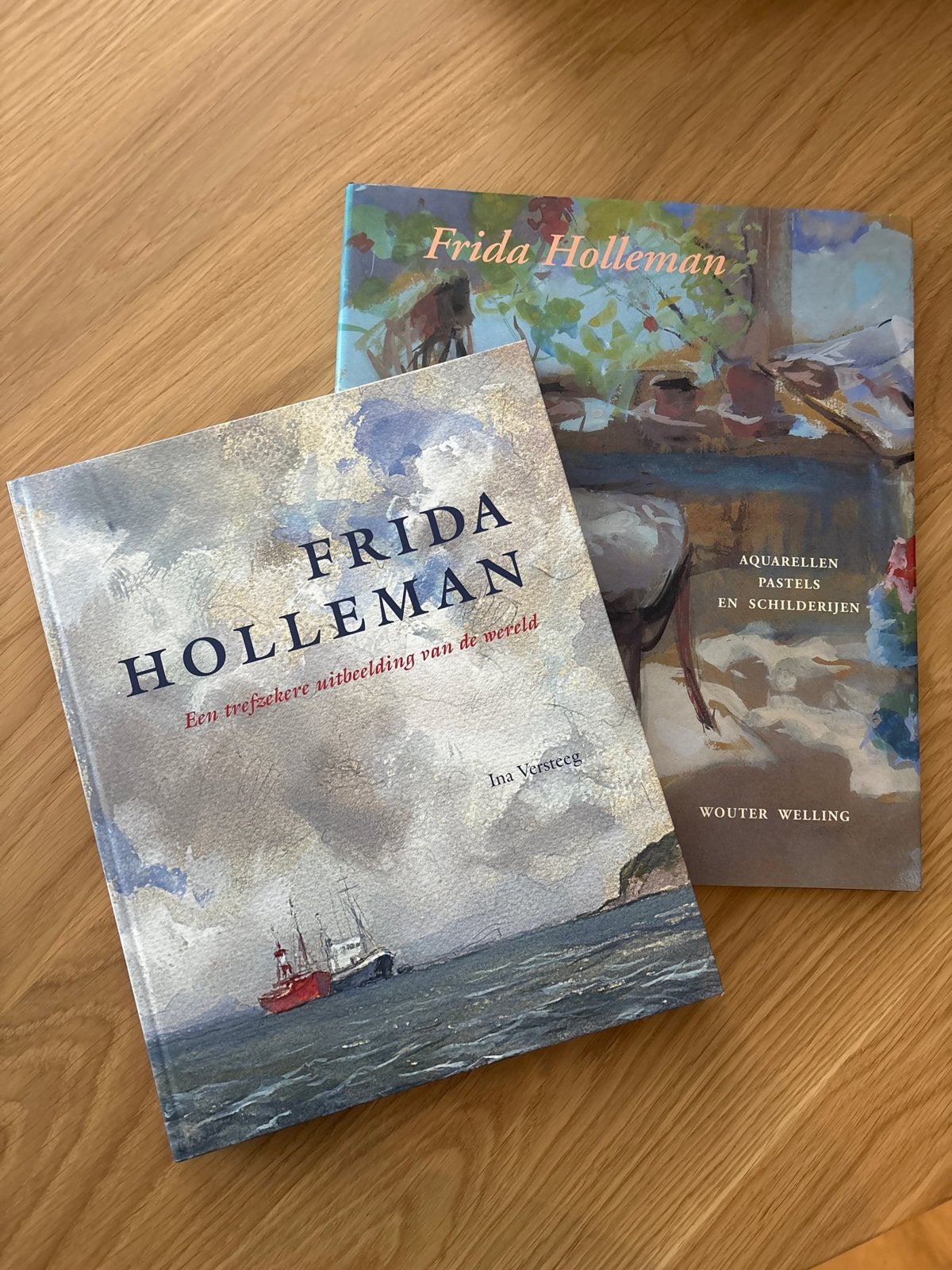 Frida Holleman: Aquarellen, Pastels en Schilderijen, Ophalen of Verzenden, Zo goed als nieuw, Overige onderwerpen