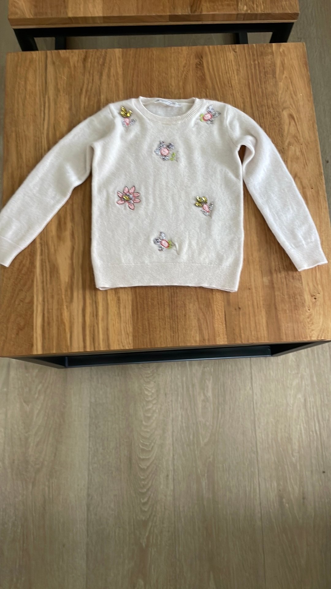 Cashmere trui van Bonpoint, mt 4A, 98/104, Verzenden, Gebruikt, Meisje, Trui of Vest