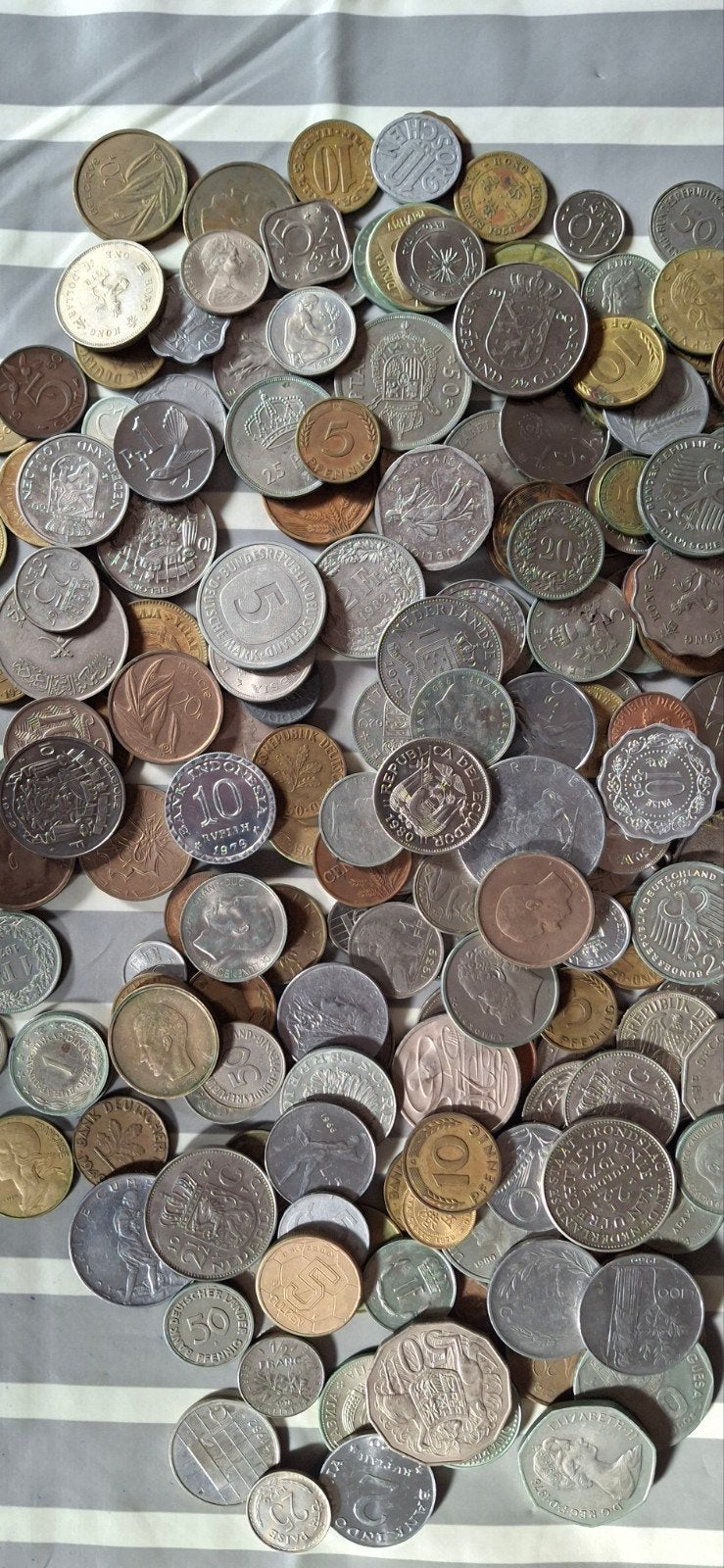 verzameling oud geld wereld, Postzegels en Munten, Ophalen of Verzenden, Buitenland, Munten