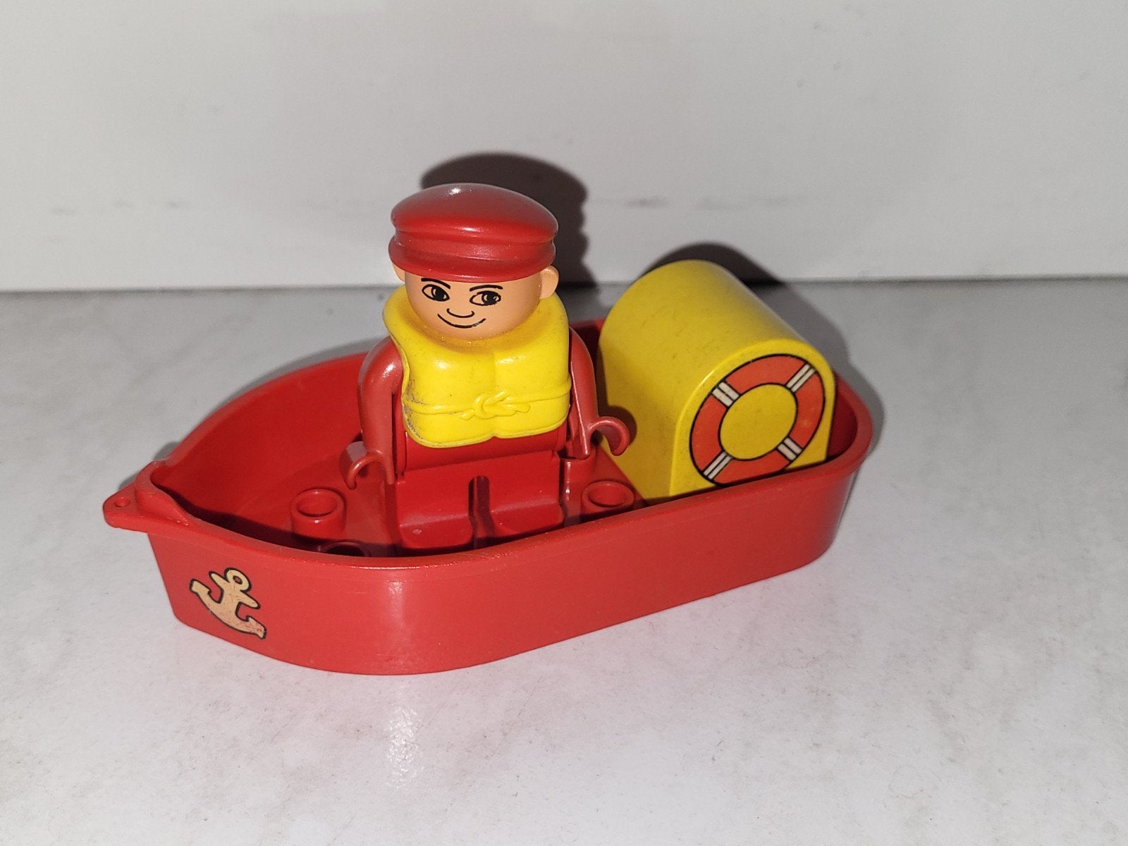 Duplo bootje met poppetje, Gebruikt, Ophalen of Verzenden, Duplo, Duplo