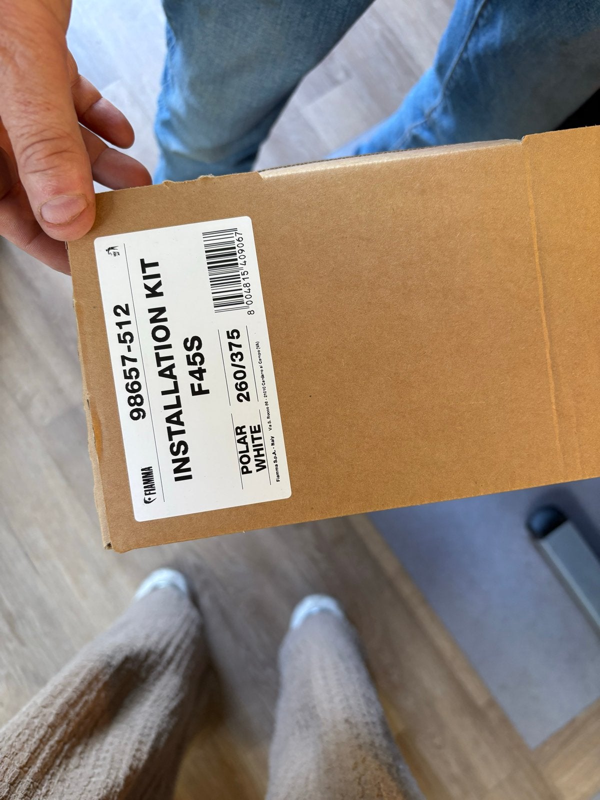 Fiamma F45S Luifel Installatie Kit - Polar White, Ophalen, Nieuw