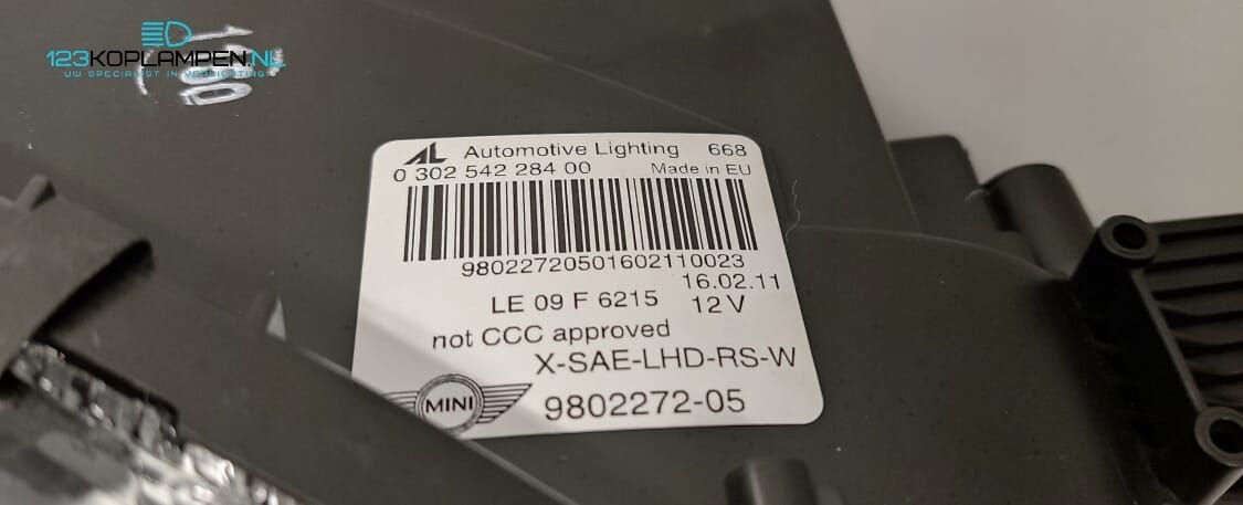 Mini Countryman R60 Paceman R61 Xenon koplamp rechts, Gebruikt, -, -, Ophalen of Verzenden