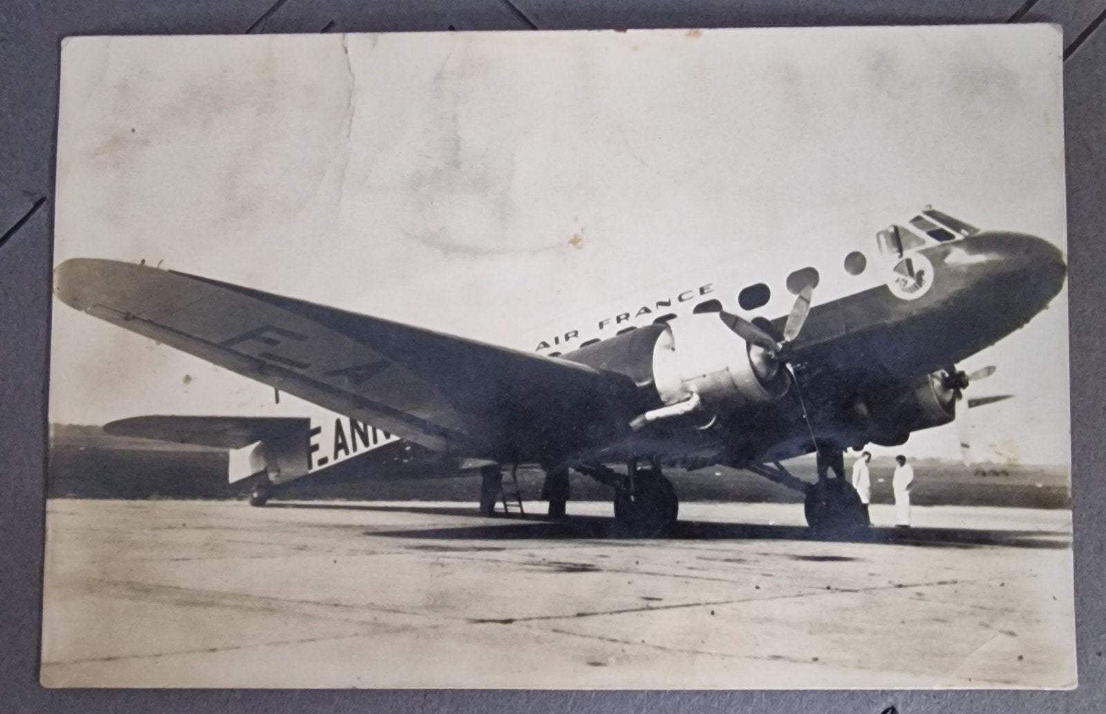 Breguet-Wibault 670 Verkeersvliegtuig Air France - Oude Foto, Verzamelen, Ophalen of Verzenden, 1920 tot 1940, Gelopen, Frankrijk
