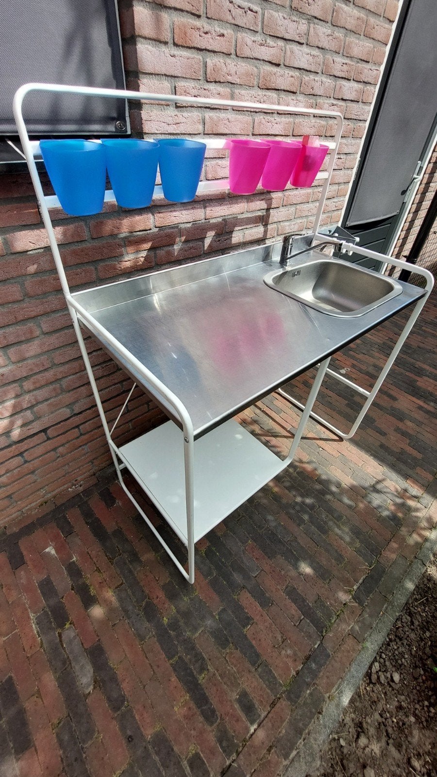 IKEA Sunnersta Keukentrolley met Spoelbak en Kraan, Huis en Inrichting, Keuken | Keukenbenodigdheden, Gebruikt, Keukentrolley