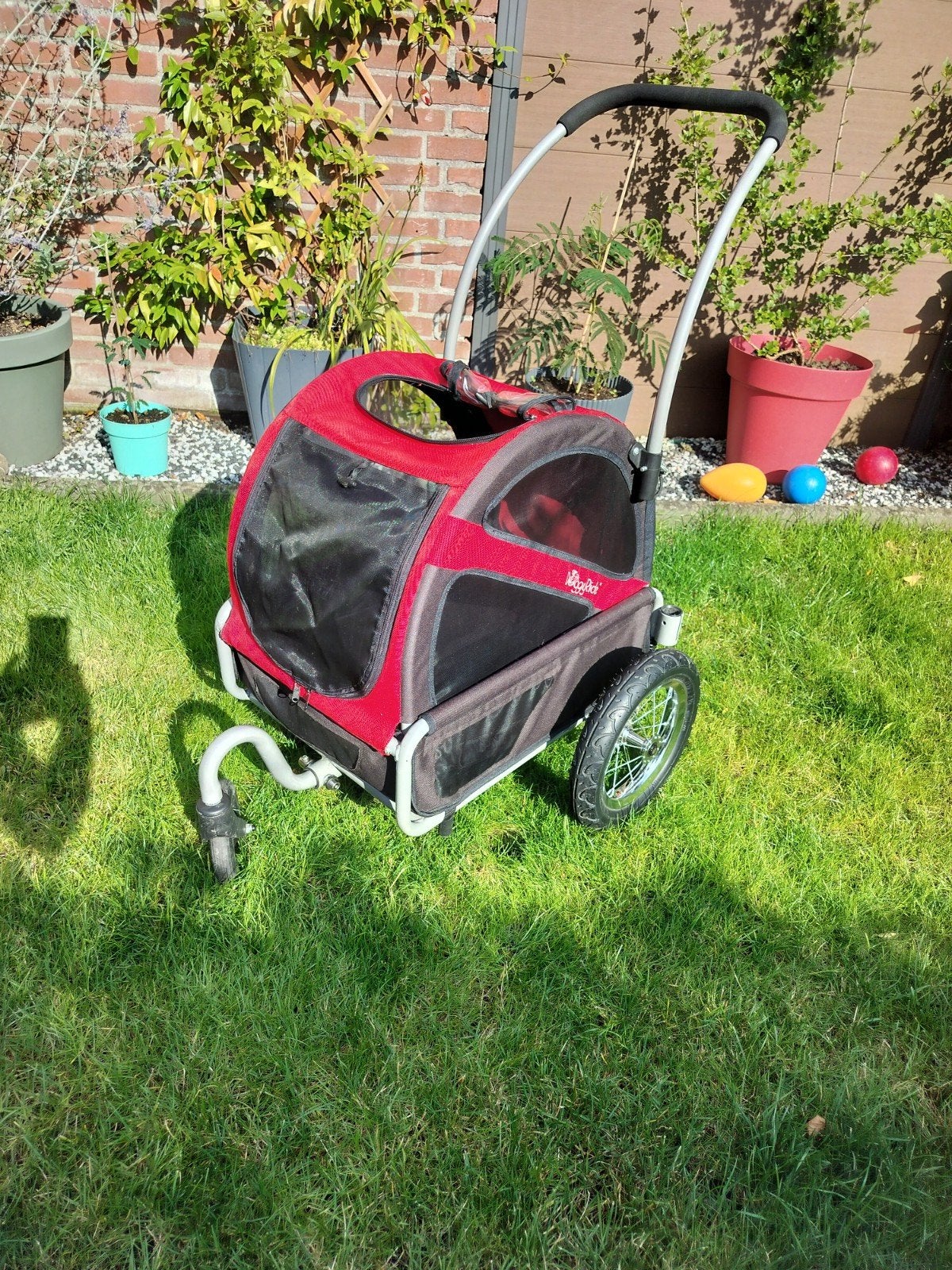 DoggyRide fietskar mini met wandelset, Doggyride, Ophalen, Zo goed als nieuw, Hondenfietskar