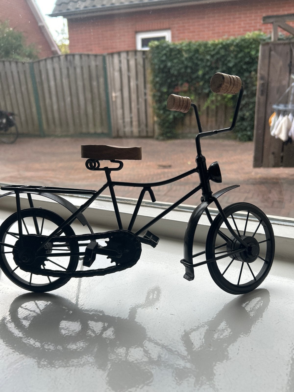 Decoratieve fiets miniatuur - Vintage stijl, Overige merken, Ophalen of Verzenden, Zo goed als nieuw, Groter dan 1:32